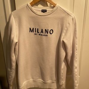 Milano Di Rogue white Mens medium crew neck